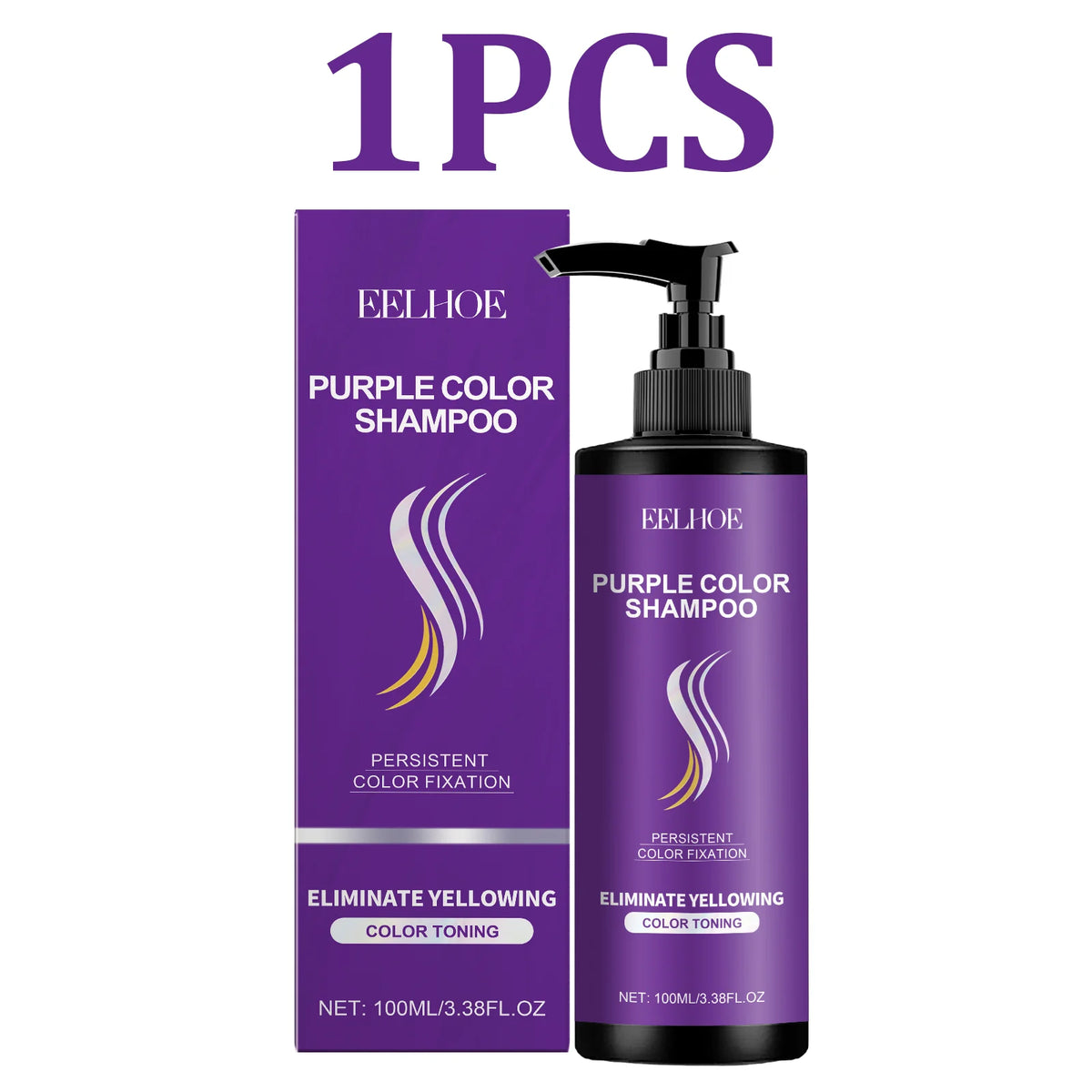 Purple Shampoo For Hair Care After Dyeing Deep Hydration Nourishing Scalp Long Lasting Lock Color Smoothing Hair Frizz Control