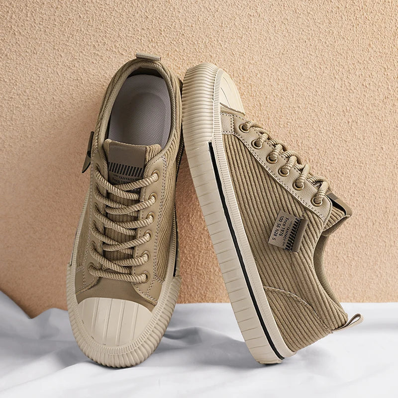 Fashion Men's Walking Sneakers Outdoor Man Casual Shoes Breathable Lightweight Board Shoes Platform Sport Footwear Running Shoes