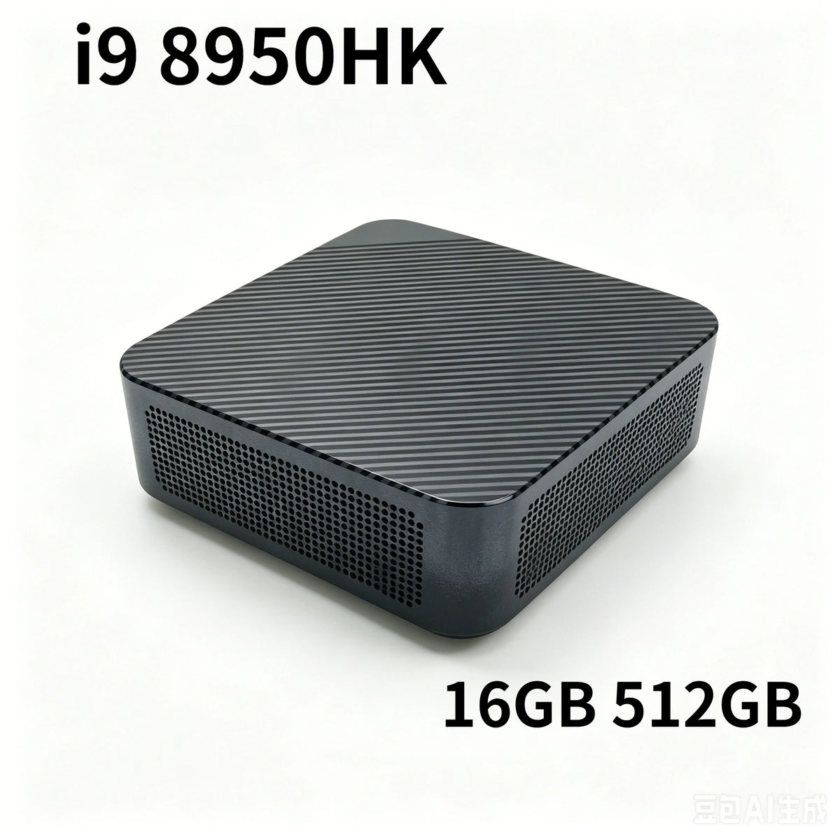 Intel i9 8950HK Mini Desktop Computer 16GB DDR4 512GB NVMe SSD Triple 4K WiFi6 BT5.2 Silent Cooling Portable Home Office Max