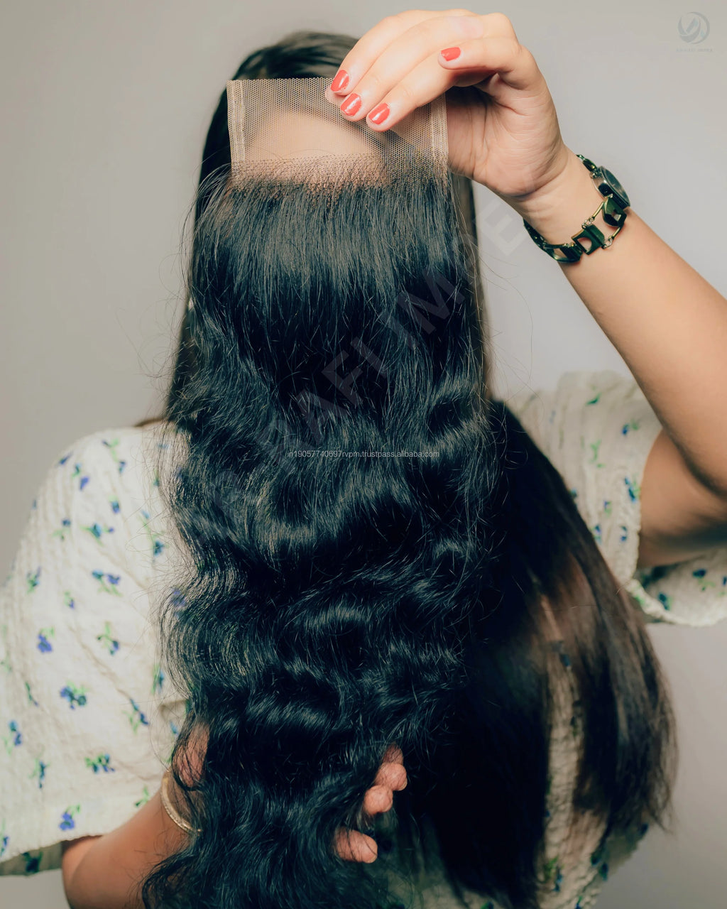4x4 HD Lace Frontals 100% Virgin Remy Indian Hair Peruvian Human Hair in Natural Brown and Black 100 Gram Weight for Women
