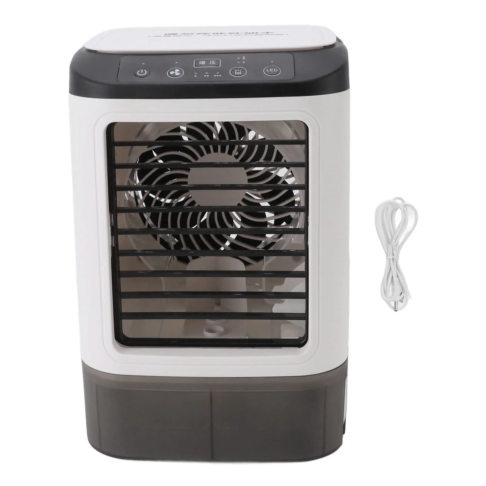 Mini Air Conditioner 12W 900ml Water Tank USB Powered Humidifying Misting Portable Air Cooler for Home Desk Office