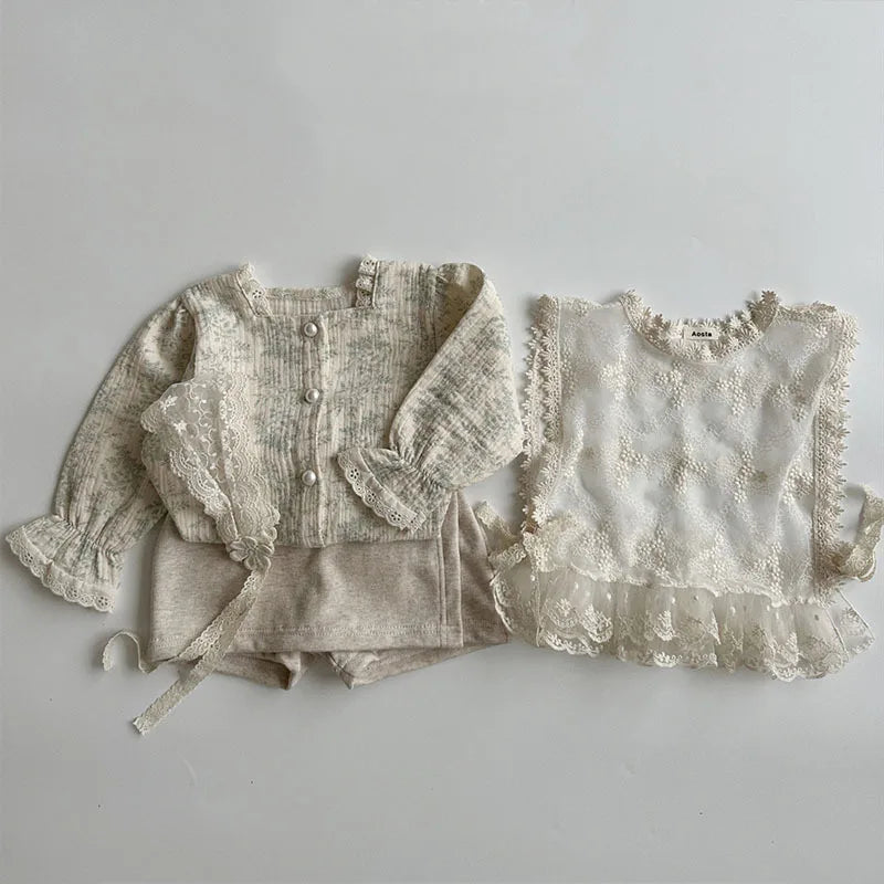2026 Spring New Baby Girl Solid Skirt Cotton Infant Girl Clothes Cute Little Girls Skirts Fashion Children Clothing