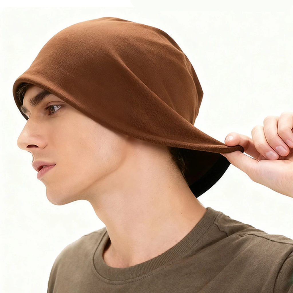 Solid Color Unisex Slouchy Beanie Soft Lightweight Winter Warm Cap for Men Women Hip-Hop Baseball Tennis Running Daily Wear