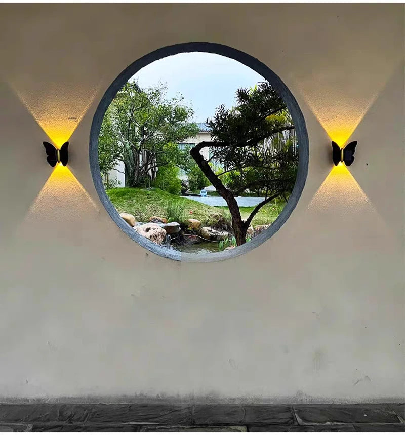 Outdoor Led Wall Light  Waterproof Garden LED Night Light Stairs Pathway Fence Balcony Courtyard Yard Decoration Wall Lamps