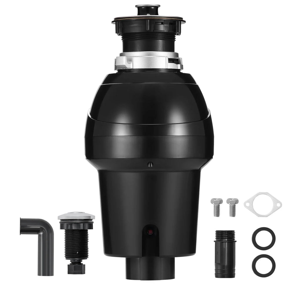 SucceBuy Garbage Disposal 1,1/2,3/4HP Continuous Feed Food Waste Disposer EZ Connect Food Waste Grinding System for Kitchen Sink