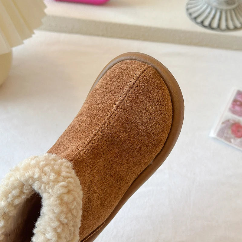 Kids Boots for Boys Girls Fashion Autumn Winter Children Thermal Cotton Back Zipper 2025 Warm Brand New Girls Ankle Boots 26-37
