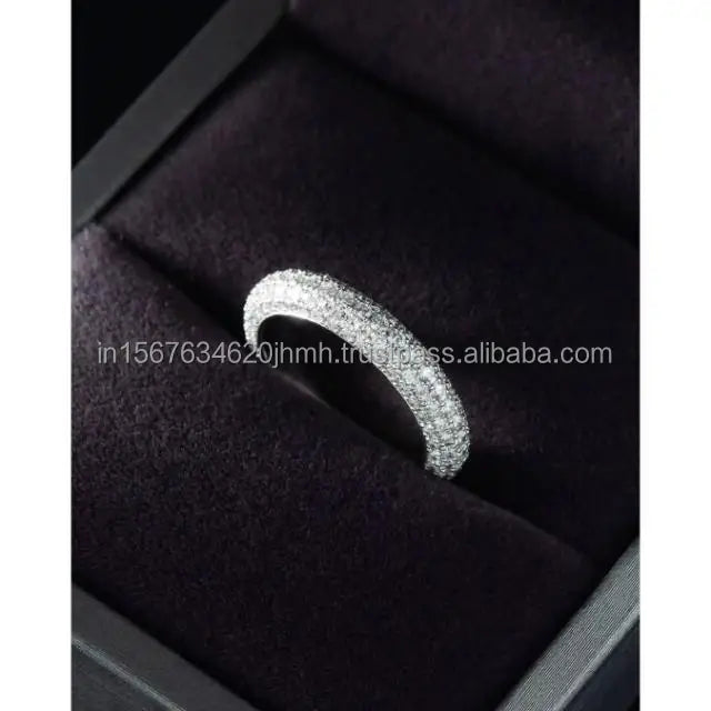 IGI Lab Grown Vintage 14k Yellow Gold Handmade Pave Setting Wedding/Engagement Ring Cut Diamond Unisex Fine Rings Anniversary