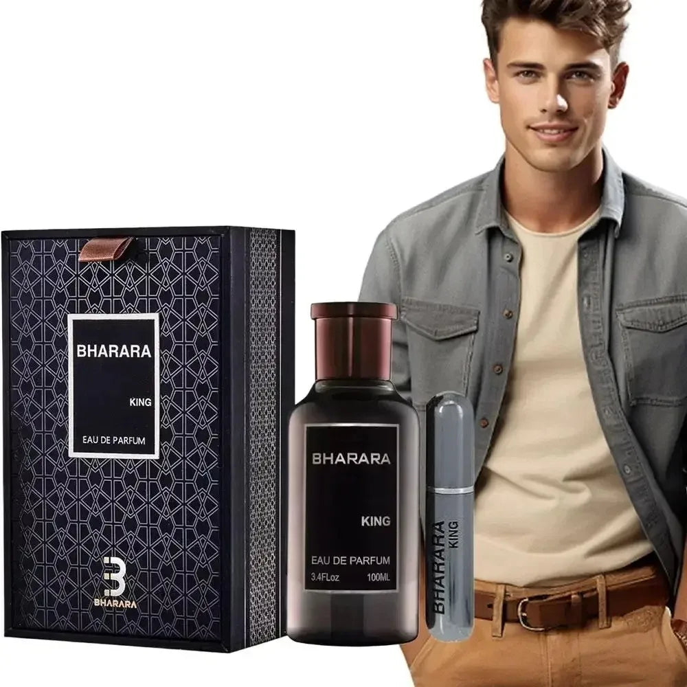 BHARARA Double Bleu King Niche Femme EDP, Luxury Perfume for Men Women, Sophisticated Scent 100ml + 10ml Travel.