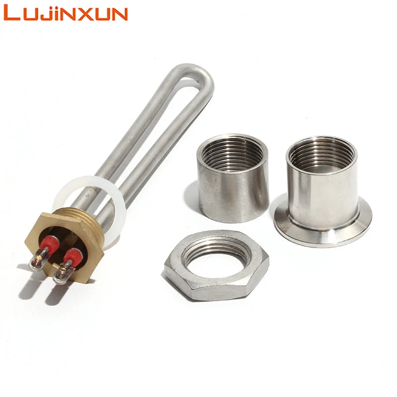 Lujinxun DN25/32mm Heater, 1.0" Electric Heating Element for Boiler Heater/Water Dispenser,110V/220V Heaters, 700W/1000W/1500W