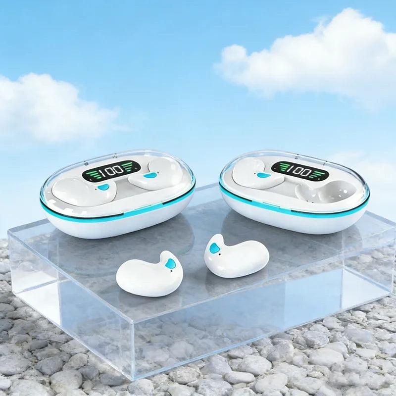 Sleeping Earbuds Wireless Mini Headphones For Work TWS Bluetooth Earphone Stereo Hidden Headsets with Mic HD Call Sport