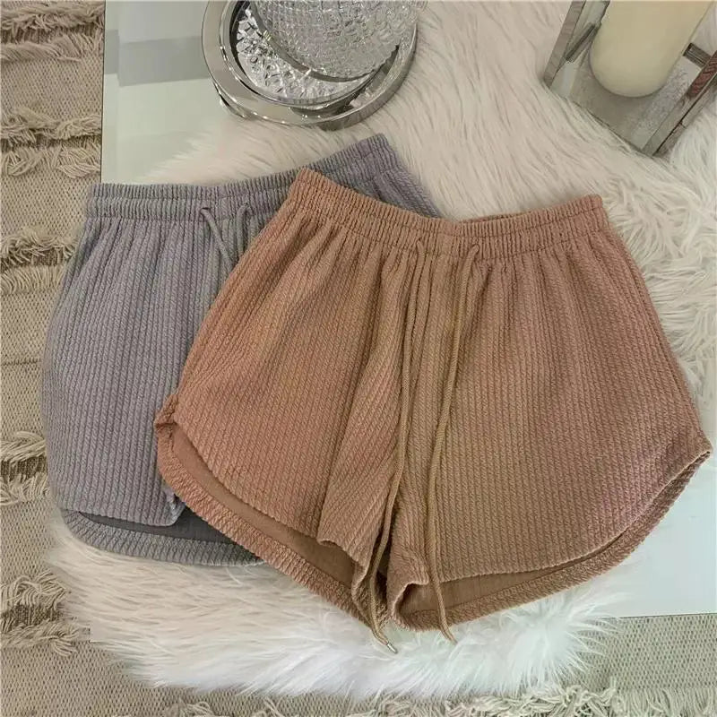 Women Gym Fitness Running Shorts Women's Summer Thin Style Loose Casual Large Size Wide Leg High Waist A-word Sports Hot Pants