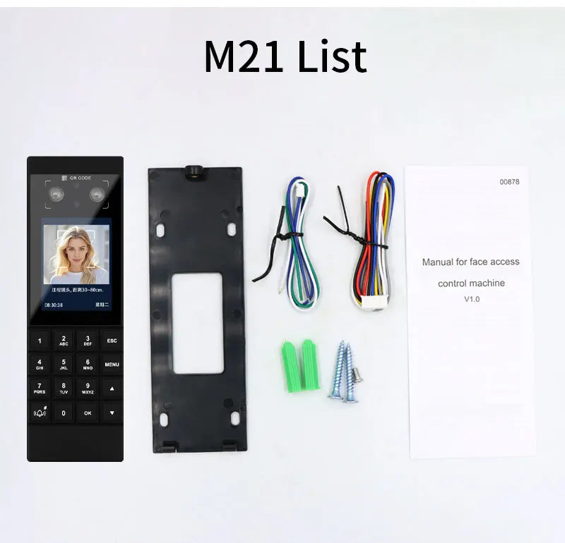 Palm Vein Face Recognition Access Control System Employee Attendance Machine Fingerprint Unlocking RFID Card