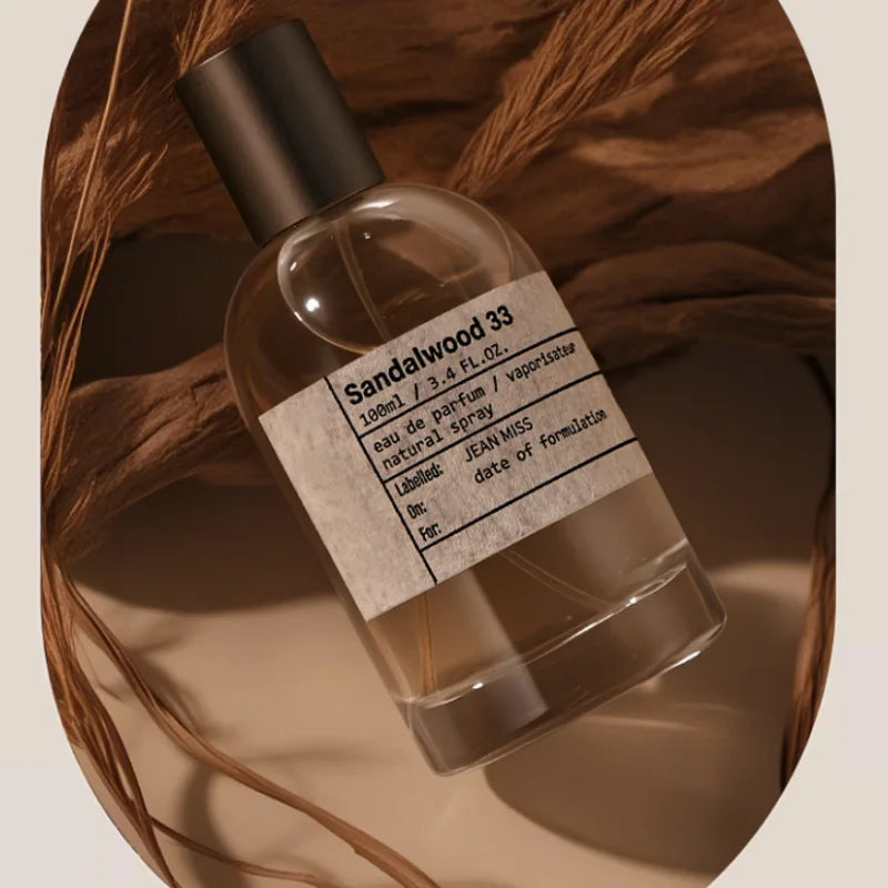 100ML Sandalwood No.33 No.13 No.29 Laboratory Perfume Fresh Fragrance Eau Toilette Classic Fruity Notes Long Lasting