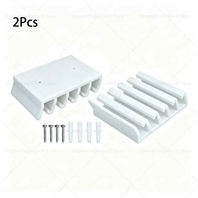 2/10pcs Kitchen Under Cabinet Hanging Organizer Rack for Silicone Bento Stackable Food Storage Box Rack Organizer Lid Holder