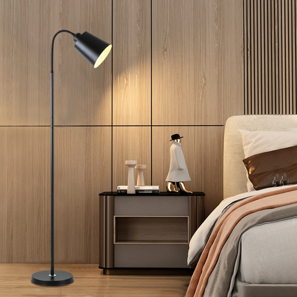 Modern LED Floor Lamp Adjustable Standing Light for Living Room Bedroom Office Indoor Decoration Sofa Reading Lighting