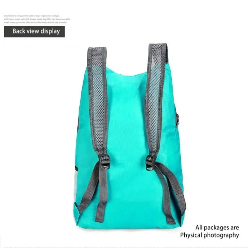 Outdoor Ultralight Folding Bag Waterproof High-volume Travel Bags Climbing Trekking Daypack for Men Women Nylon Pocket Rucksack