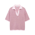 Holiday Retro Shorts Suit Summer New Women V Neck Knitted Tops Casual Lace Up Shorts Korean Fashion 2 Piece Sets Womens Outfits