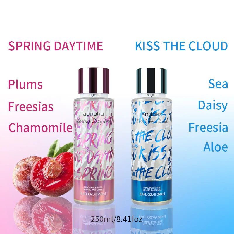 250ml Perfume For Women Body Spray Sea Aloe Fressia Lasting Fragrance Mist Girl Perfumes Floral Fruity Secret Perfume