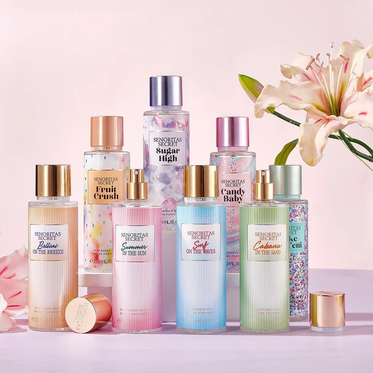 Thai Flower Fruit Perfume Vanilla Fragrance for Women Long-lasting Date Scent Good Girl Parfume Body Spray Floral Mist 250ml