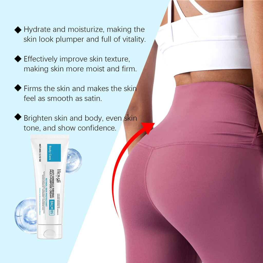 Body Firming Cream Moisturizing Improve Sagging Skin Repair Dryness Tightening Collagen Firming Vitamin B5 Body Butter Lotion