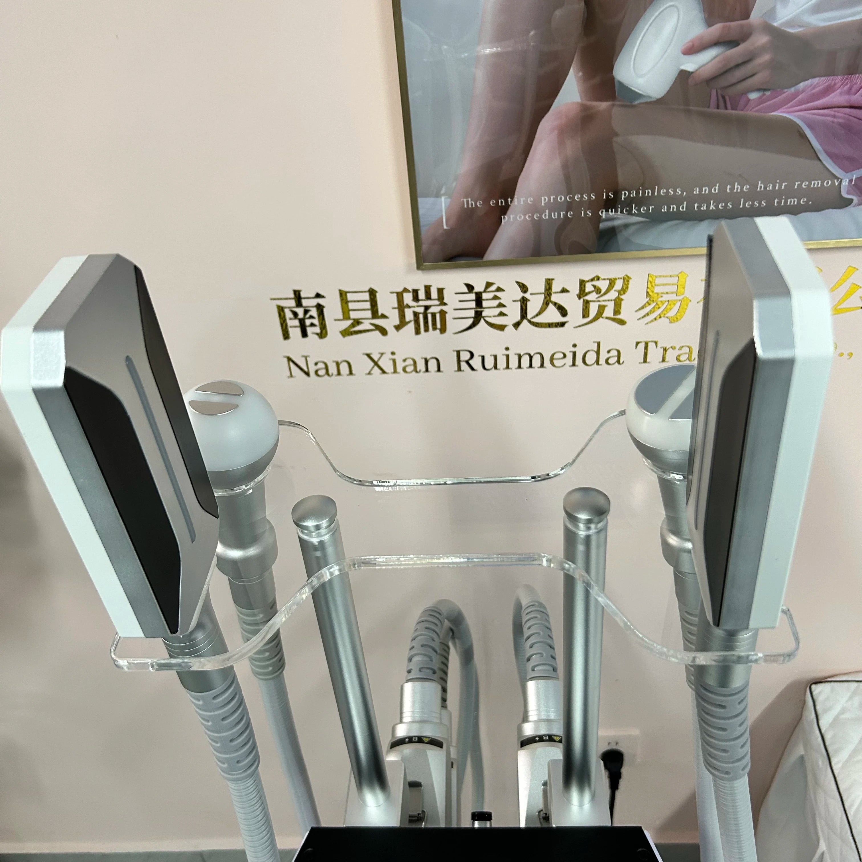 Professional Cryoskin Slimming Machine 2 Round Heads 2 Freezing Plates Skin Tightening Cellulite Removal Device