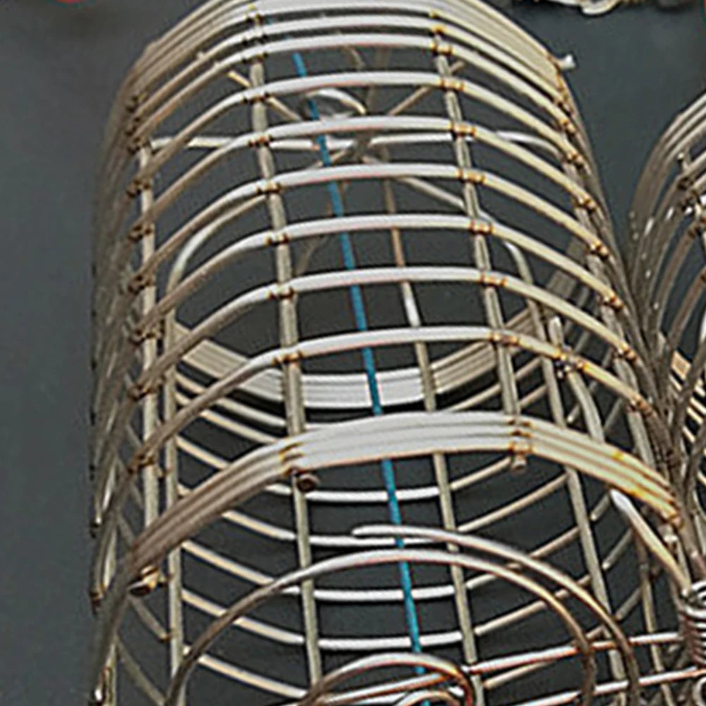 5Pcs Fishing Feeder Cage Stainless Steel Carp Lure Attracting Mesh Cage Fishing Feeder Holder Fishing Accessories
