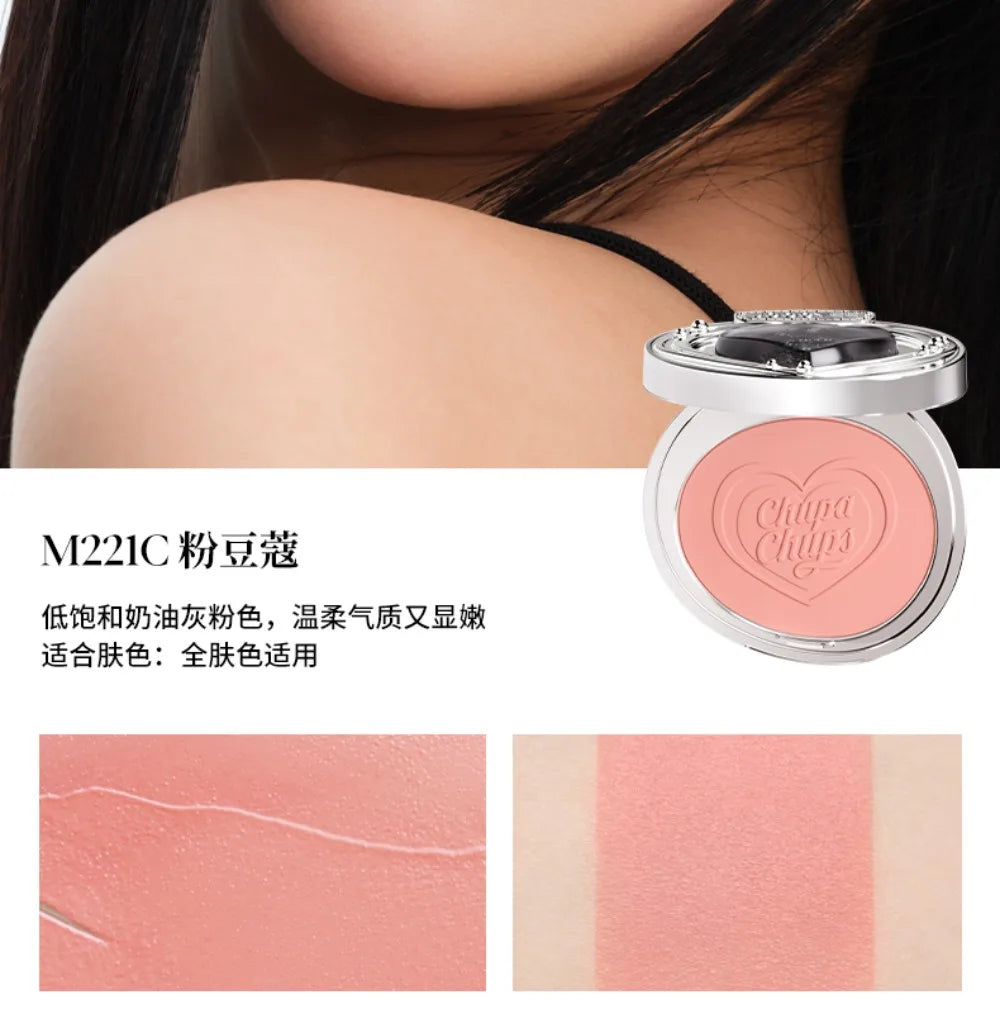 Joocyee Gem Sandwich Powder Blusher Makeup Korean Palette De Blush Cruelty-Free Blush Contour Face With Matte Finish