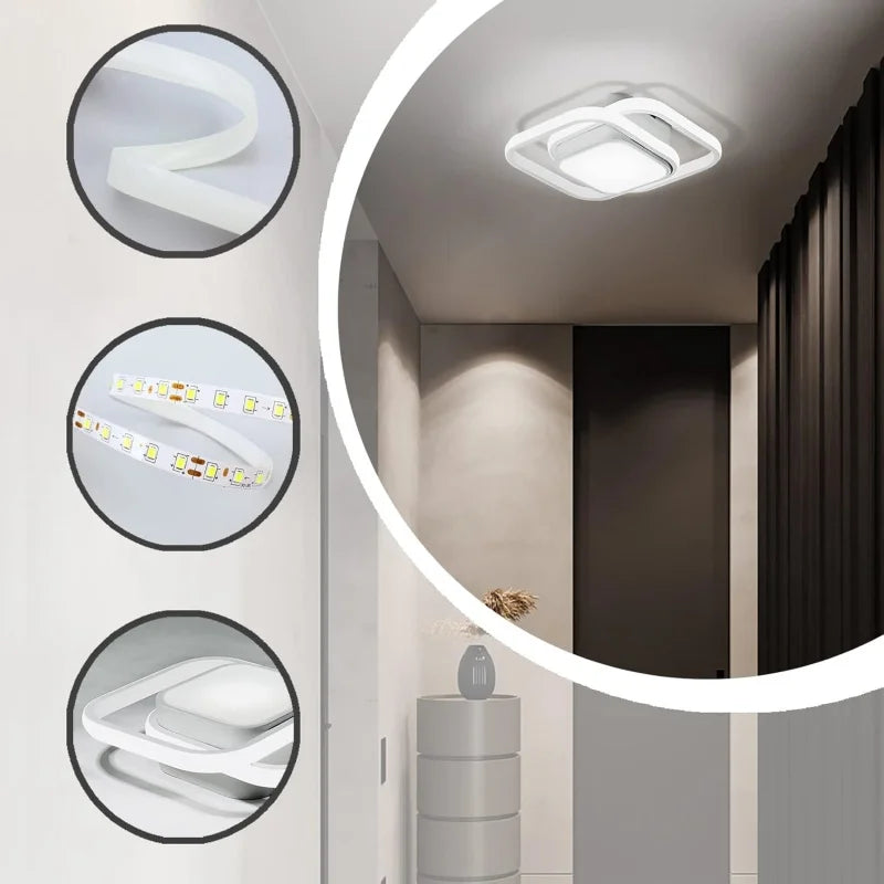 22W LED Ceiling Light Modern Ceiling Lamp Home Decoration Light Living Room Dining Room Bedroom Balcony  Aisle  Indoor Lighting