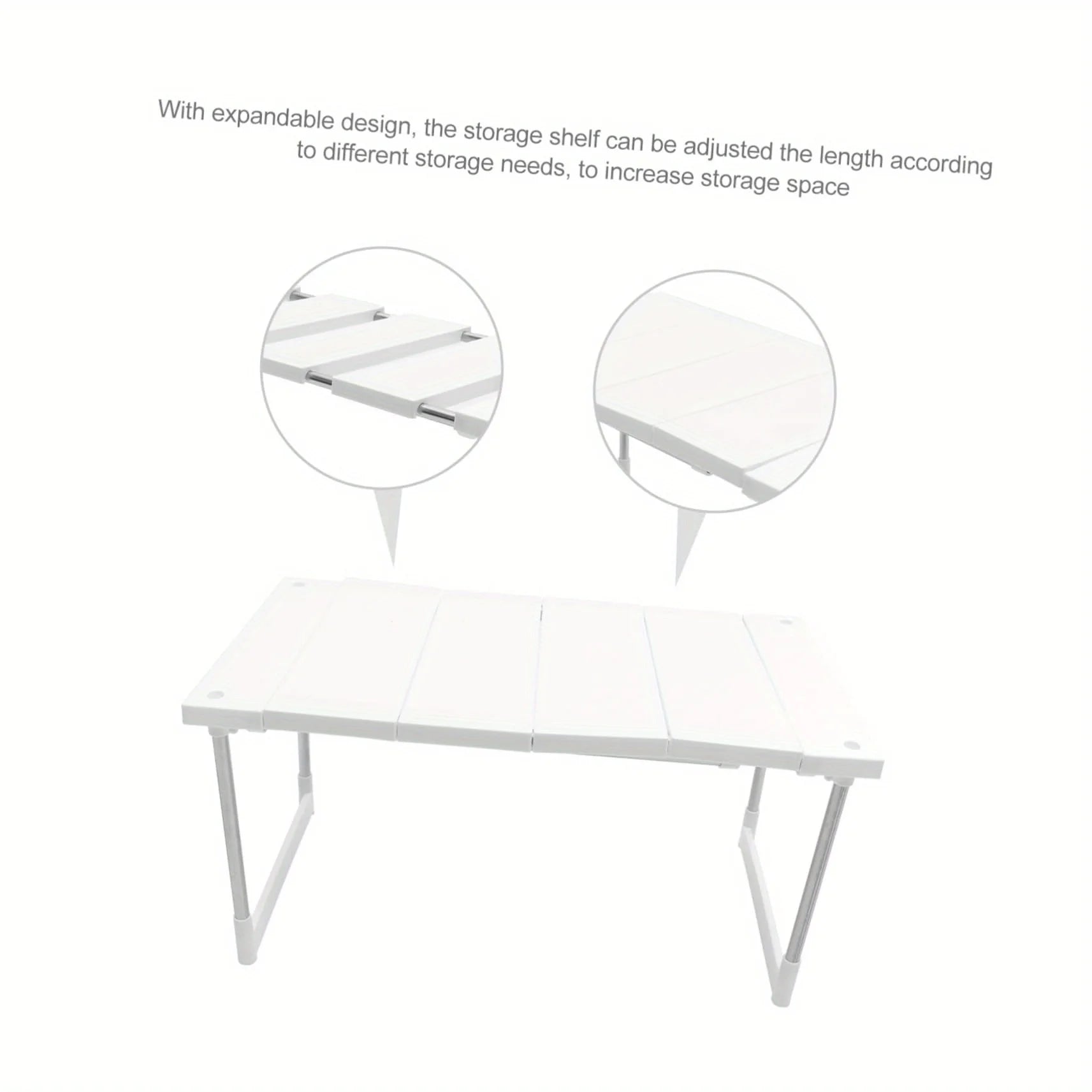Kitchen Counter Shelves, Cabinet organizers and Storage, Pantry Storage Shelf Organizer, Kitchen Cabinet Organizer, White
