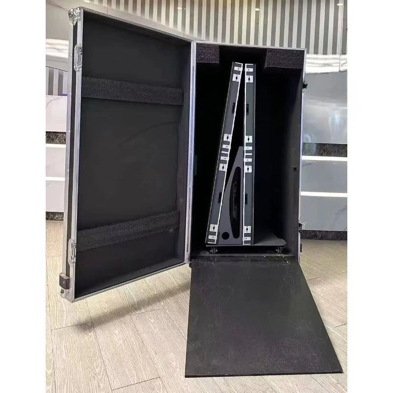 Poster Display Screen Digital Advertising Movable Foldable Floor Standing Video Wall for Shopping Mall & Retail Store