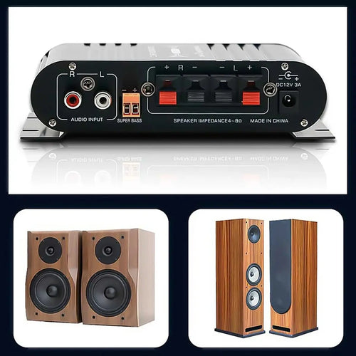 *Great ST-838Home Theater Amplifiers HiFi 2.1Channel Power Amplifier Sound Car Amp Media Player Subwoofer Amplifier Bluetooth,A Beauty