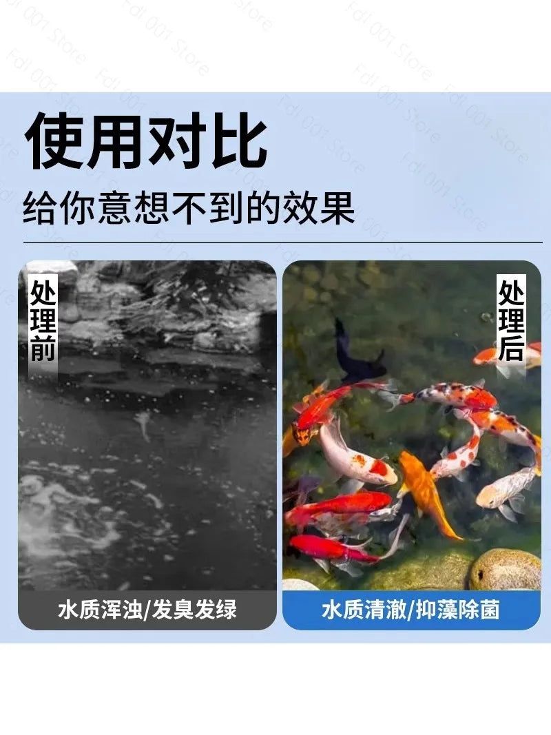 Automatic Koi Pond Filter System Outdoor Fish Pond Circulation Filter with Self-Cleaning & Sewage Discharge Function