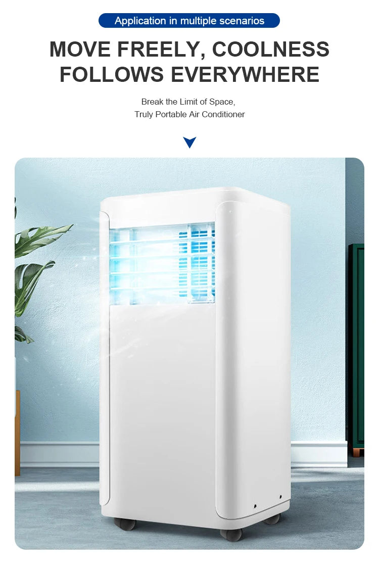 18000btu Big 2P Compact Home Unit Cooling Single-cool All-in-one R290 Refrigerant Portable Air Conditioner