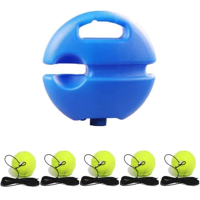 1-20pcs Heavy Duty Tennis Training Aids Base With Elastic Rope Ball Practice Self-Duty Rebound Tennis Trainer Padel Accessories