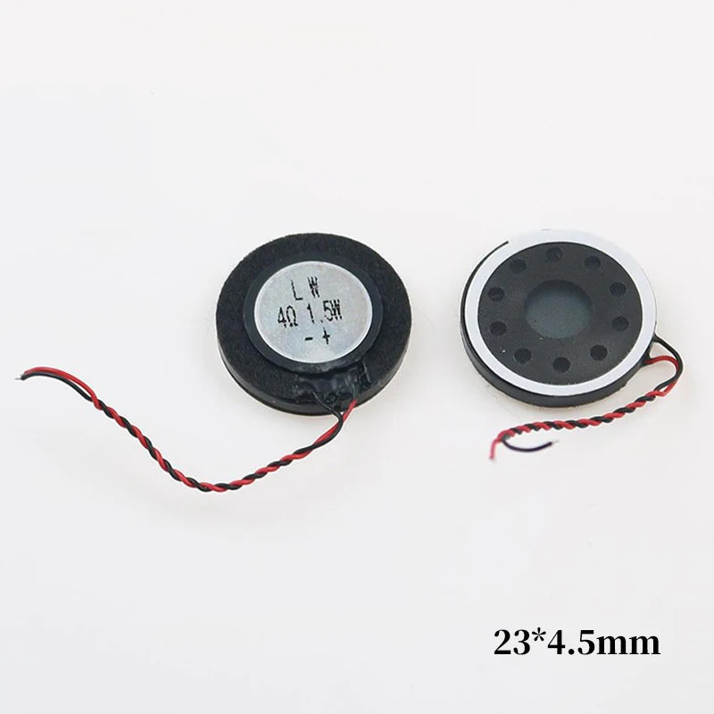 2PCS 13mm 15mm 16mm 18mm 18 20 23 26 28 30 MM Mini Speaker Round Runway Loudspeaker 8Ohm 0.5W For MP4 Toys Cellphone Small Audio