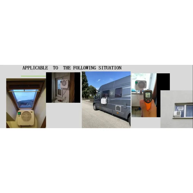 Por Air Conditioner With Cooling, Fan and Dehumidifying, WIFI Function RV air Conditioner Camp air Conditioner 5000 Btu