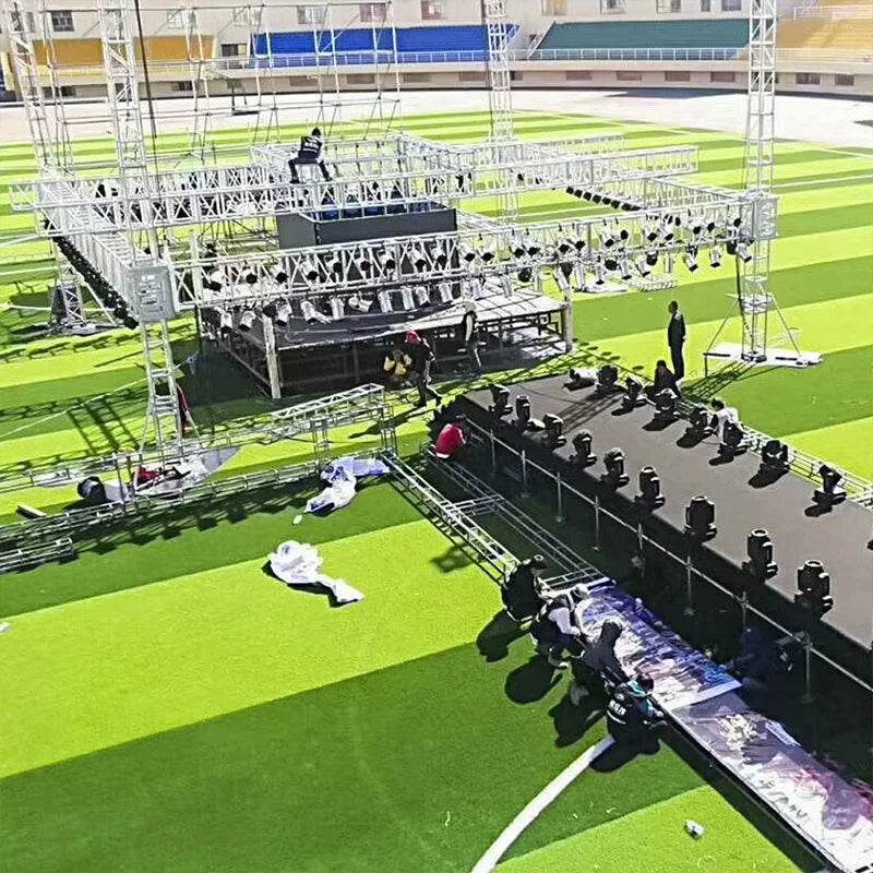 Good Quality Aluminum Alloy Truss System for Concert Event Spigot Truss Custom Size Display CE Certified