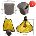 Children's Toy Storage Bucket, Drawstring Waterproof Foldable Large-Capacity Household Baby Miscellaneous Items Quick Storage Storage Bag