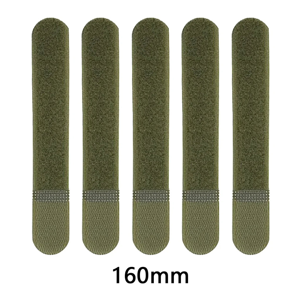 Reusable Nylon Cable Ties Straps With Hook Loop Fastener For Backpack Organizer Cord Grip Wrapping Buckle Webbing Fix