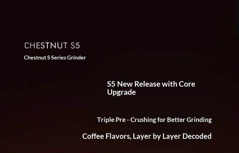 Timemore Chestnut S5 Hand Coffee Grinder Manual Coffee Bean Mill Grinder For Pour Over Espresso Household Coffee Grinding Tool