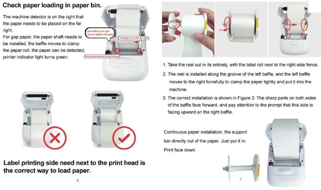 Marklife P50 Bluetooth Mini Portable Thermal Label Maker Printer, Wireless Barcode Price Tag Sticker Printer For Small Business