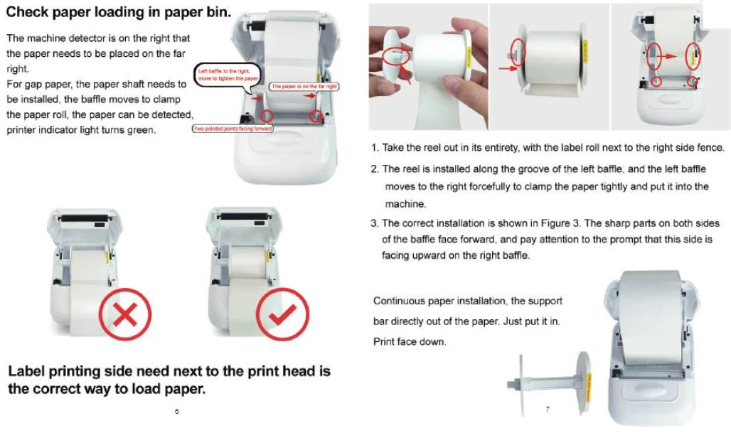 Marklife P50 Bluetooth Mini Portable Thermal Label Maker Printer, Wireless Barcode Price Tag Sticker Printer For Small Business