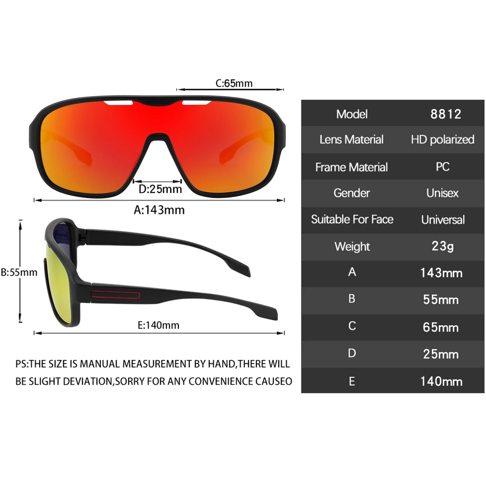Sunglasses The New All-in-One Polarized Sun Glasses With Sun Protection For Man or Women TR90 UV400