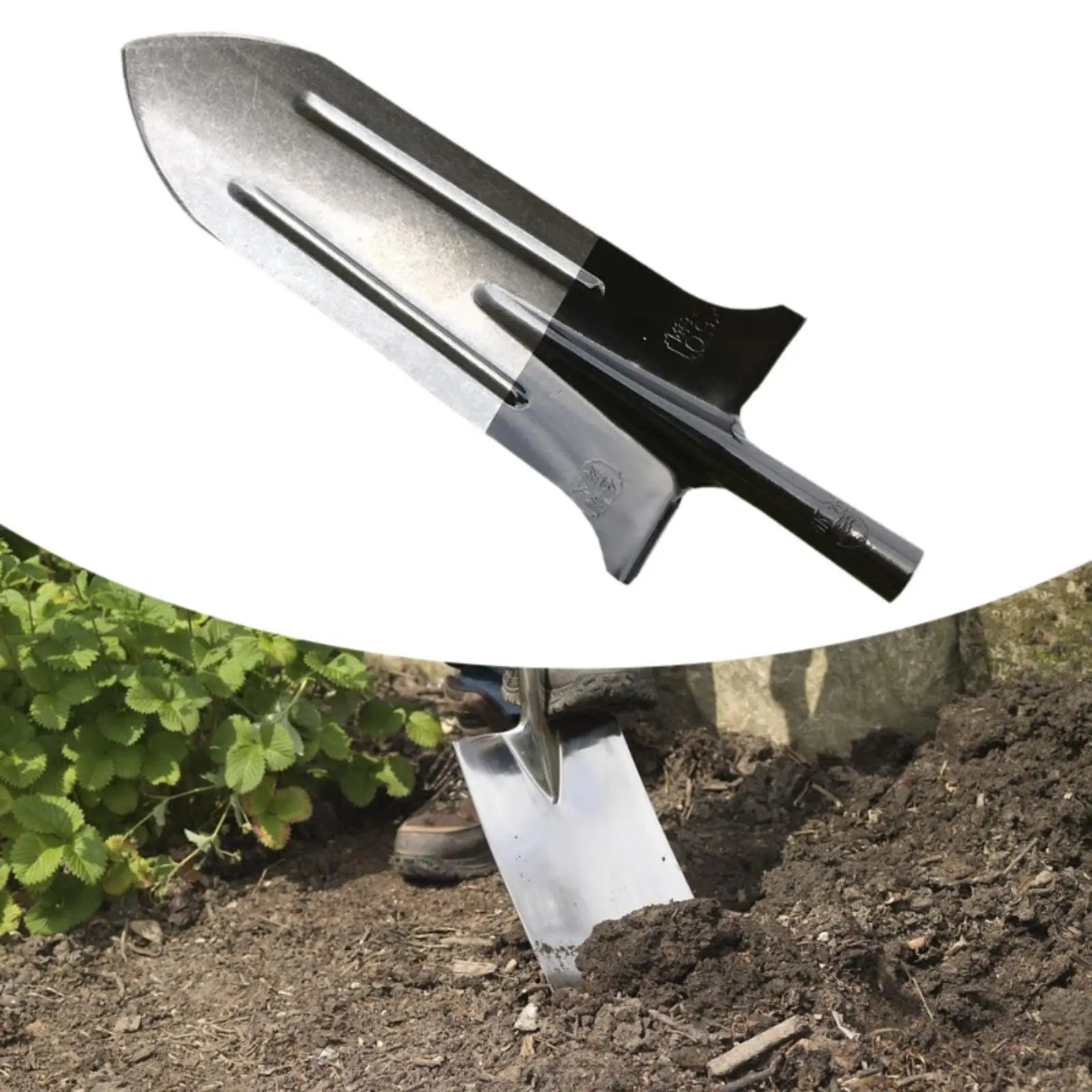 Digging Spade Replacement Head Not Include Handle 19.69x7.87 inch for Digging Pits Soil Transportation Weeding Transplanting