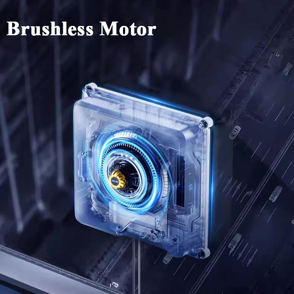 Robotic Window Cleaner Dual Water Spray Automatic High Suction Anti-falling For Window Washing Glass Outside APP Remote Control