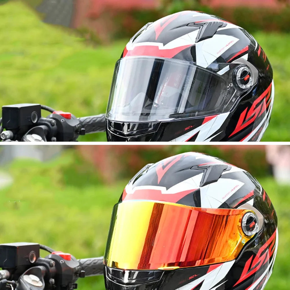 For LS2 FF358 FF396 FF300 Compact ST Motorcycle Helmet Visor Lens Shield Glasses Full Face Pin Accesorios Para Moto Casque