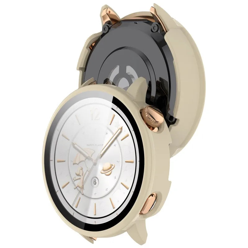PC+Tempered Glass Case for Oneplus Watch 3 43MM Samrt Watch Bumper Protective Cover Protector for OPPO X2 Mini Shell Accessorie