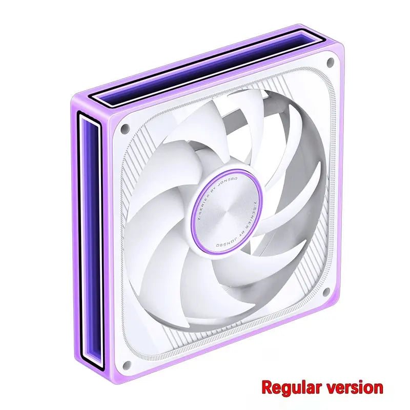 JONSBO ZE-120/240/360 120mm ARGB Case Fan, Infinity Mirror RGB, PWM Fan, MB Sync, Aluminum CD Pattern Hub Badge