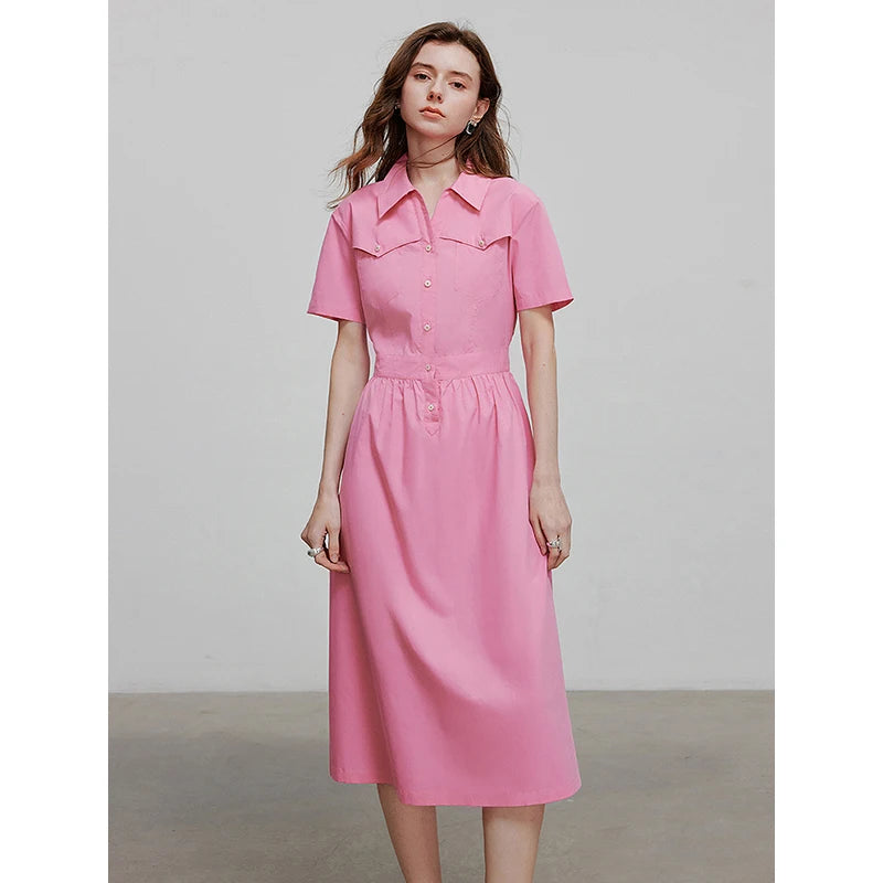 TOYOUTH Women Dress 2025 Summer New Elegant Dress 8529020
