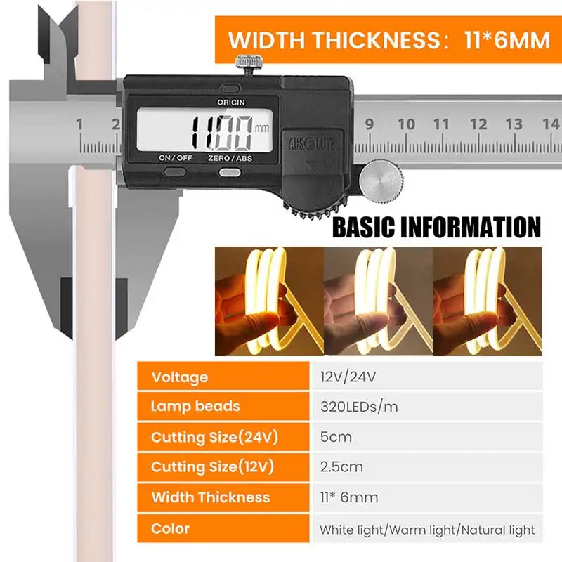 24V COB Solar Neon Light Strips DC 24V Flexible Lights Waterproof IP67 Warm White 1m 2m 3m 4m 5m LED Strip For Garden Decoration
